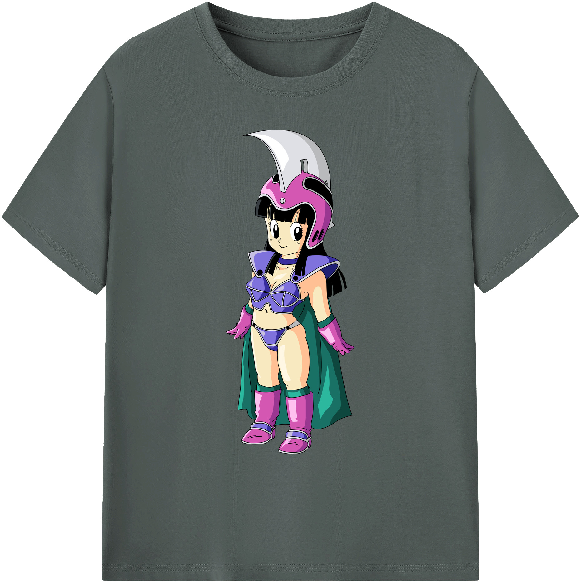（画像用） ドラゴンボール チチ DRAGON BALL Chichi 綿100％ メンズ半袖Tシャツ｜肌触りやわらか＆通気性